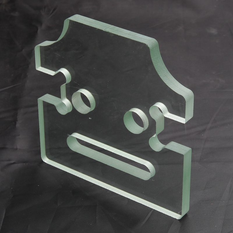 China glass factory custom glass design different edge and corner glass
