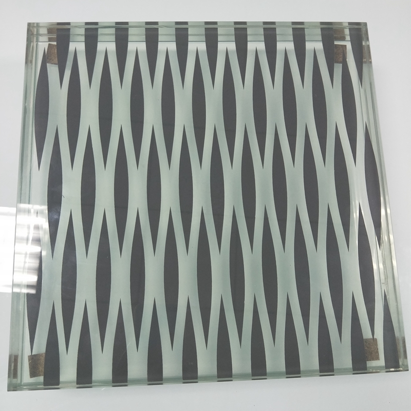The Digital printing on PET film image-carrying security laminated glass