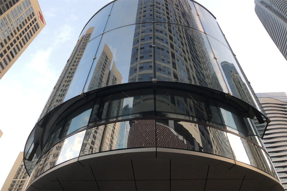 Curved Facade Glass