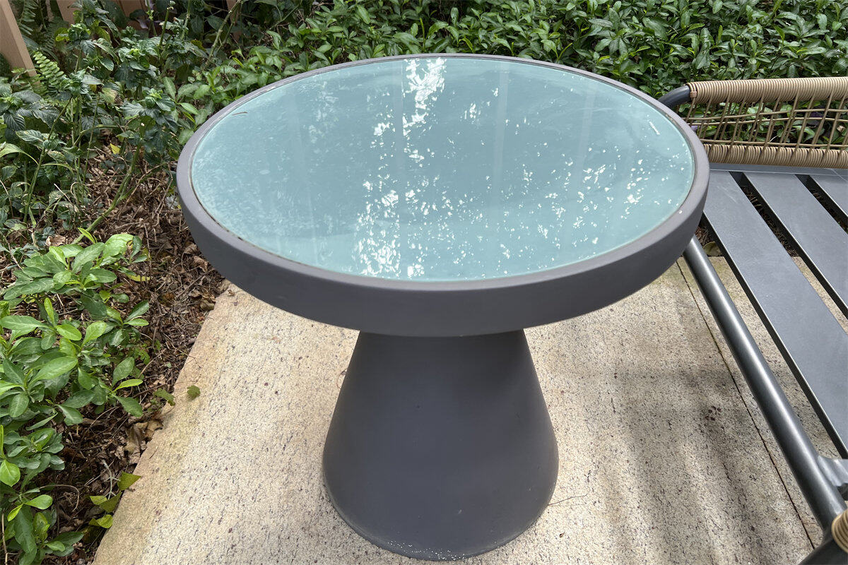 Frosted Glass Table