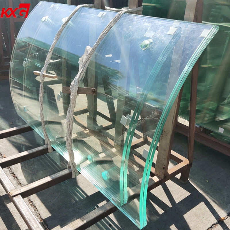 China manufacturer high quality curved clear tempered glass