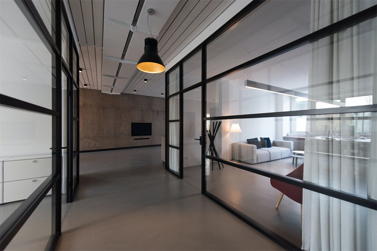 office partition glass