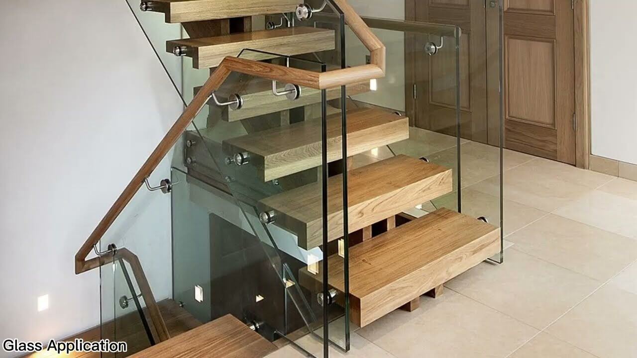 Kunxing Glass ---- irregular glass stair railing glass table top
