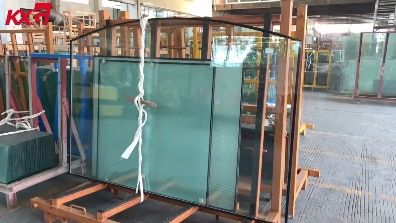 Kunxing Glass ---- insulated irregular shape glass for curtain wall