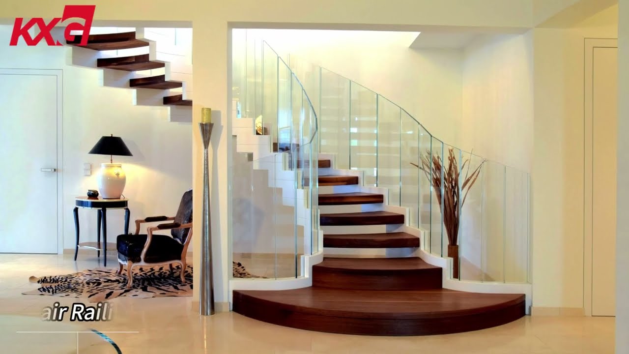 Kunxing Glass ---- Irregular Glass Stair Railing