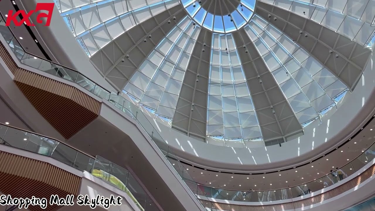 Kunxing Glass ---- shopping mall laminated glass skylight