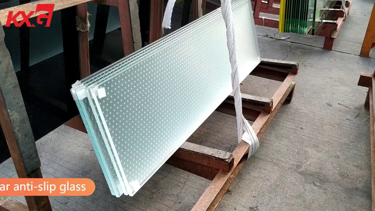 Kunxing Glass ---- Low iron extra clear anti-slip glass