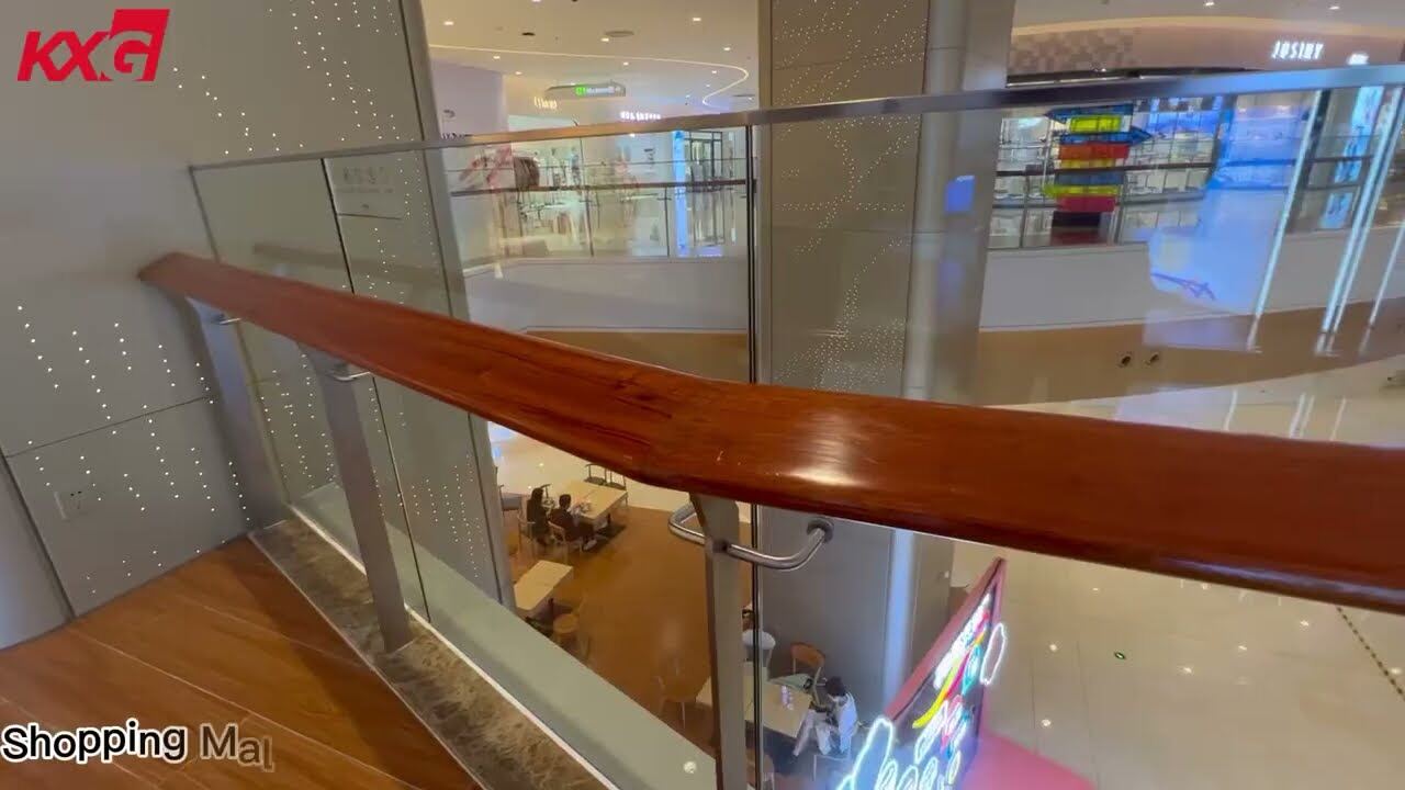 Kunxing Glass ----shopping mall guardrail laminated glass