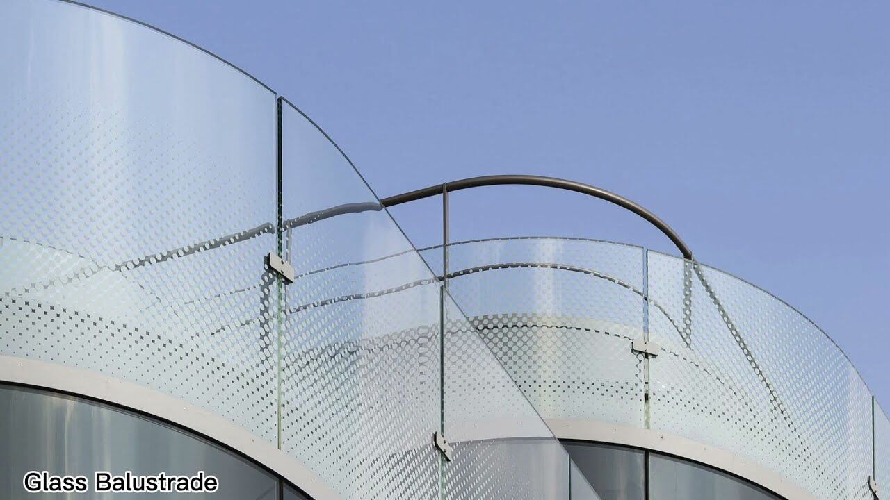 Kunxing Glass ---- gradient effect curved laminated glass