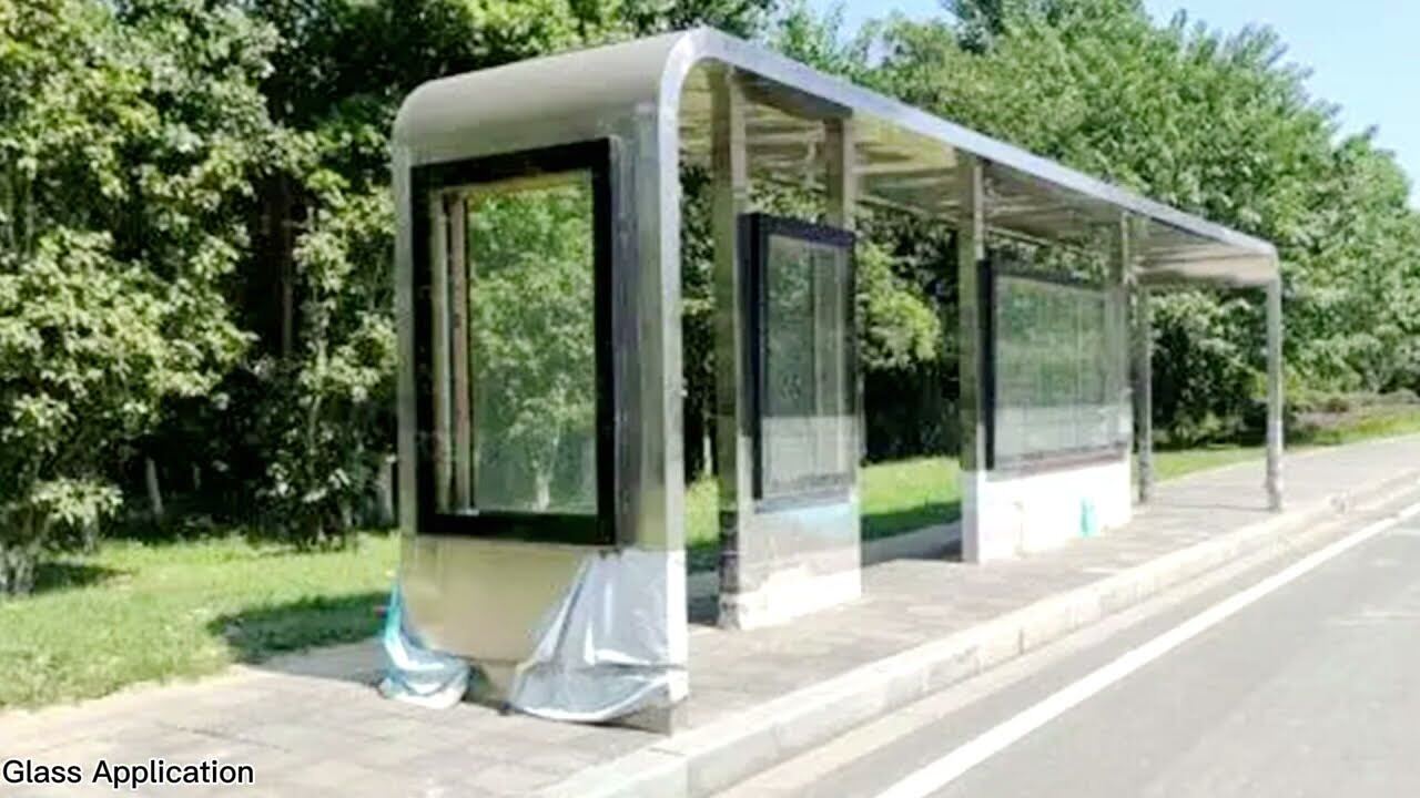 Kunxing Glass ----Bus stop billboard glass
