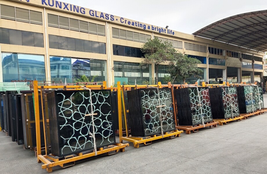 ceramic frit insulated glass curtain wall