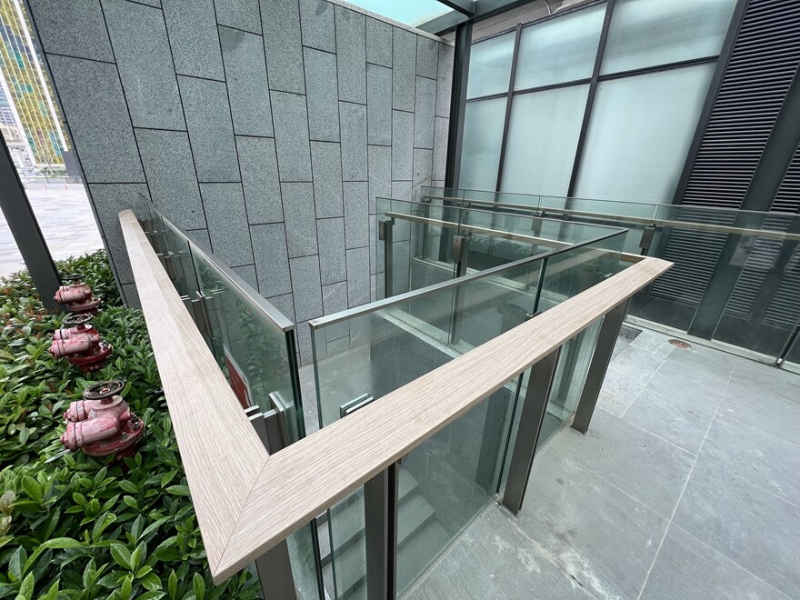 Home Glass Balcony Guardrail