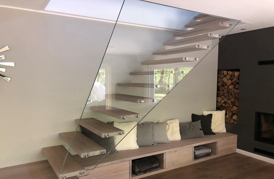 Clear Tempered Glass balustrade