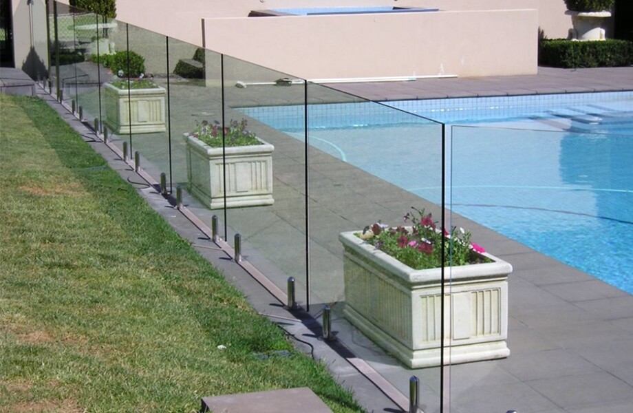 glass fence system pool balustrade