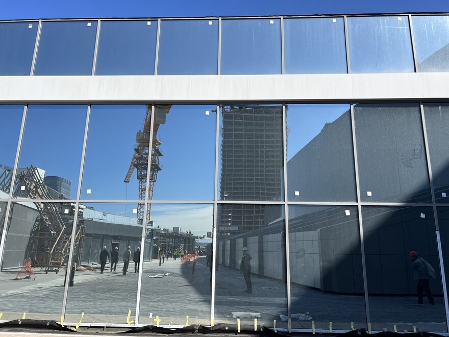 Architecture glass facade