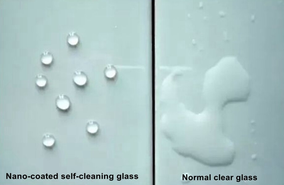 self cleaning glass easy clean