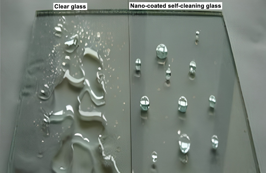 nano-coated self cleaning glass factory