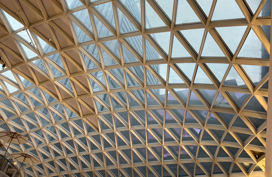 mall insulated glass roof