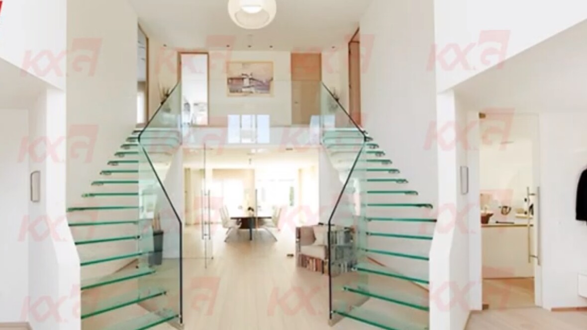 Kunxing Glass ---- Anti Slip Glass Stairs