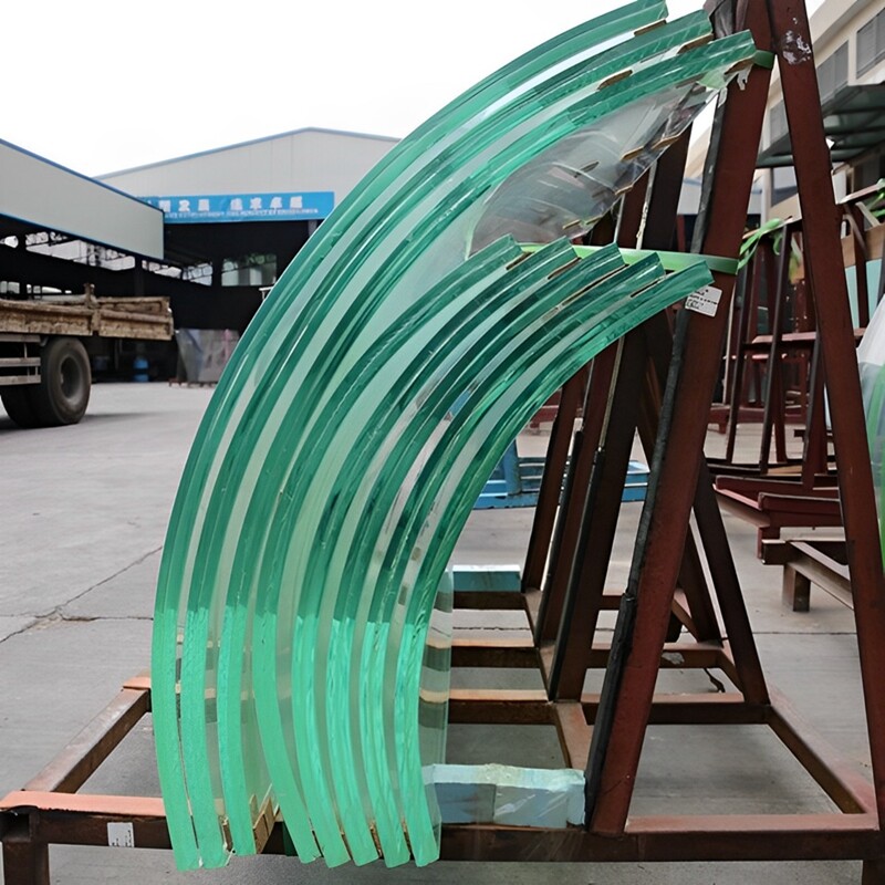 Wholesale Factory Curved Laminated Safety Bent Glass Design Curved Glass Supplied