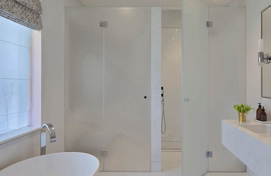 privacy frosted glass bathroom door