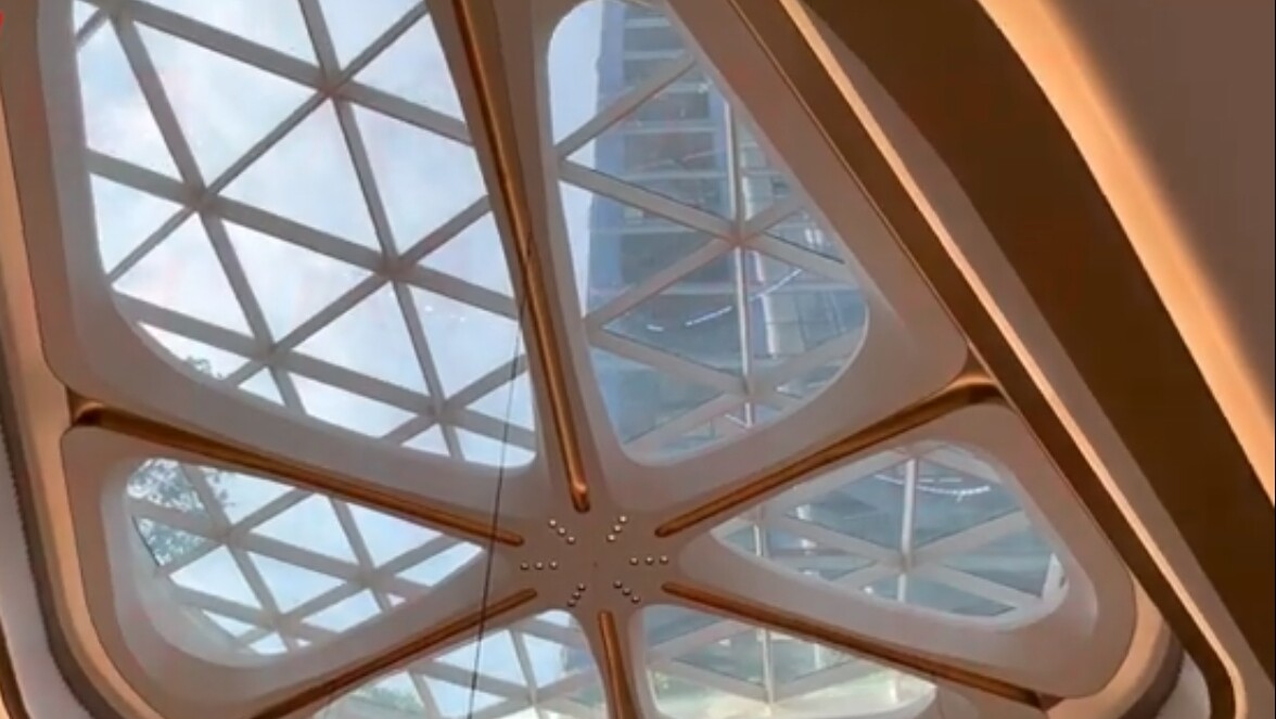 Kunxing Glass ---- Mall Printing Skylight Glass