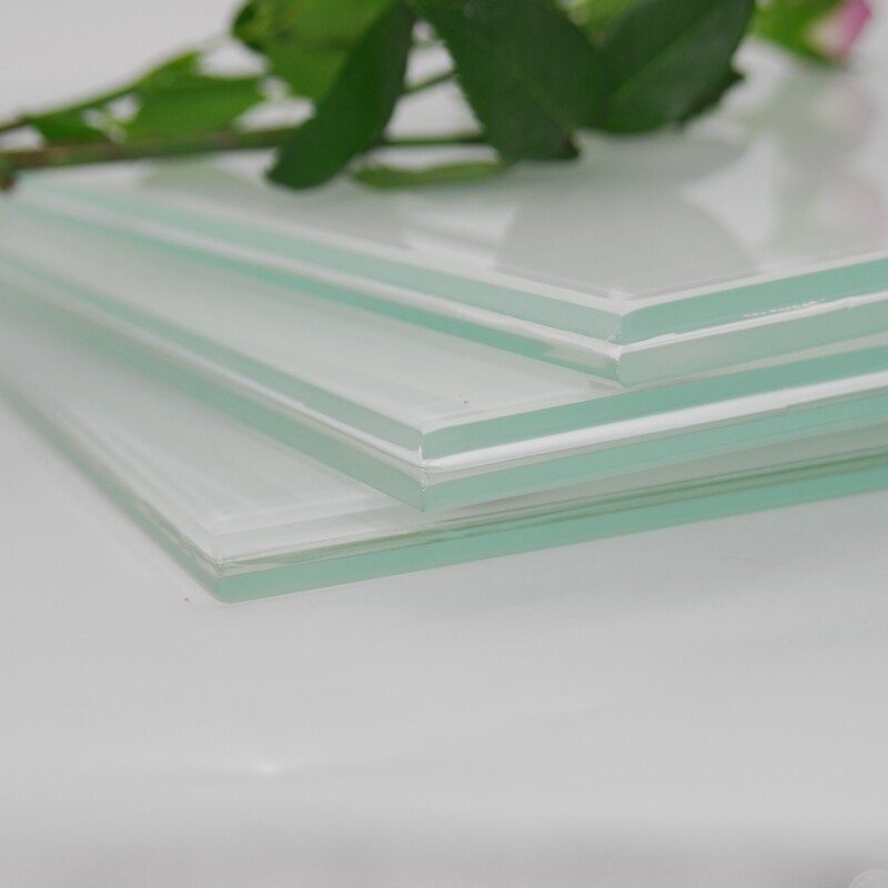 Glass factory white film laminated safety glass wall frosted glass partition