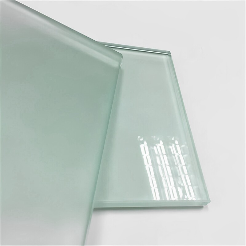 Safety Opaque Glass Acid-Etched Frosted Glass Partition