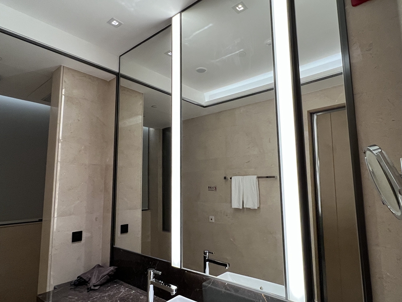 mirror glass for hotel shower