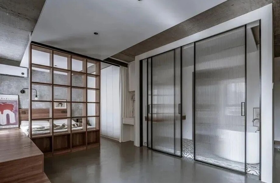 patterned glass for partition