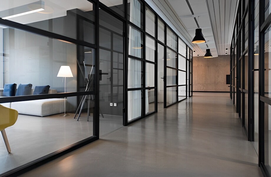 clear laminated glass partition wall supplier