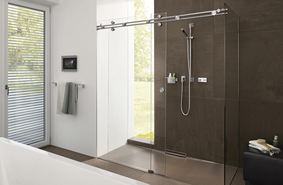 bathroom glass shower doors factory