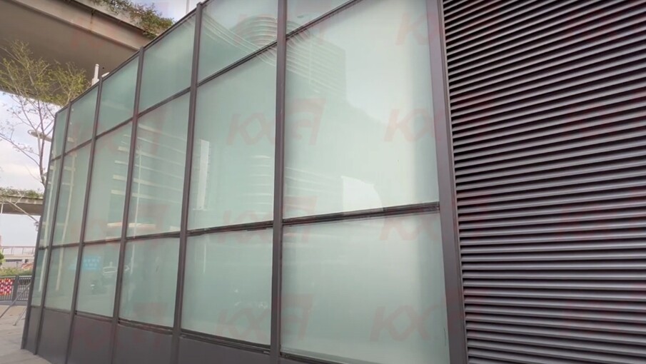 Kunxing Glass ---- Frosted Insulated Wall Glass