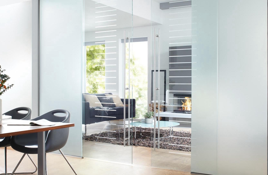 frameless shower glass partition