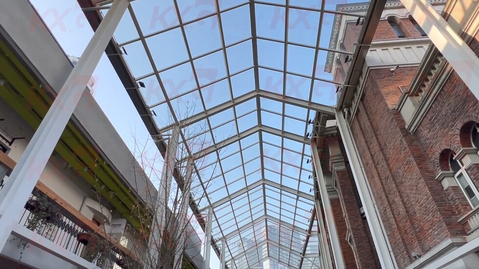 Kunxing Glass ---- Laminated Glass Shopping Mall Skylight