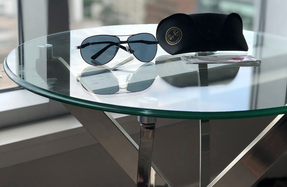 Tempered Glass Table Top with Rounded Edge