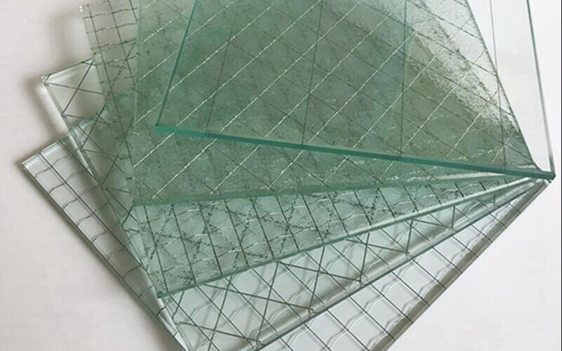 wire mesh glass