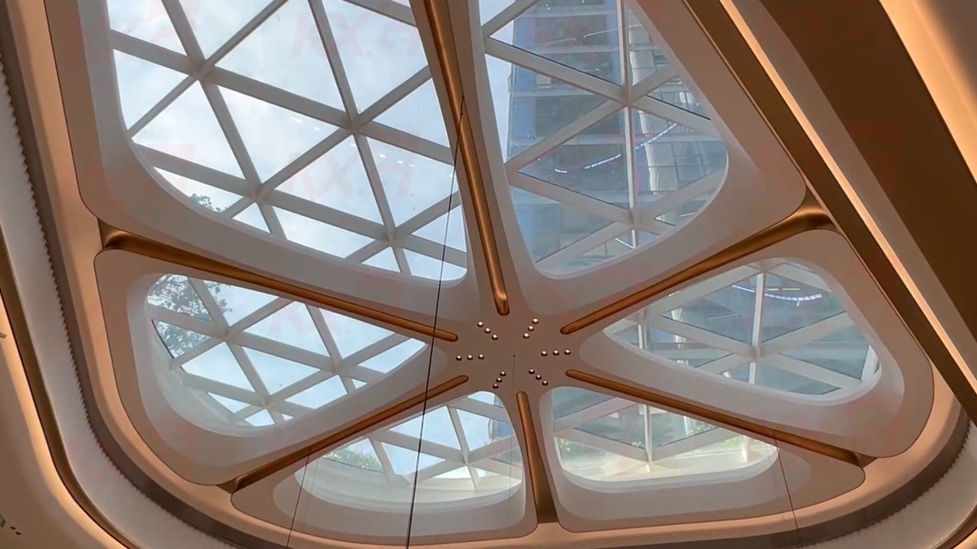 Kunxing Glass ---- Wave Point Skylight Glass