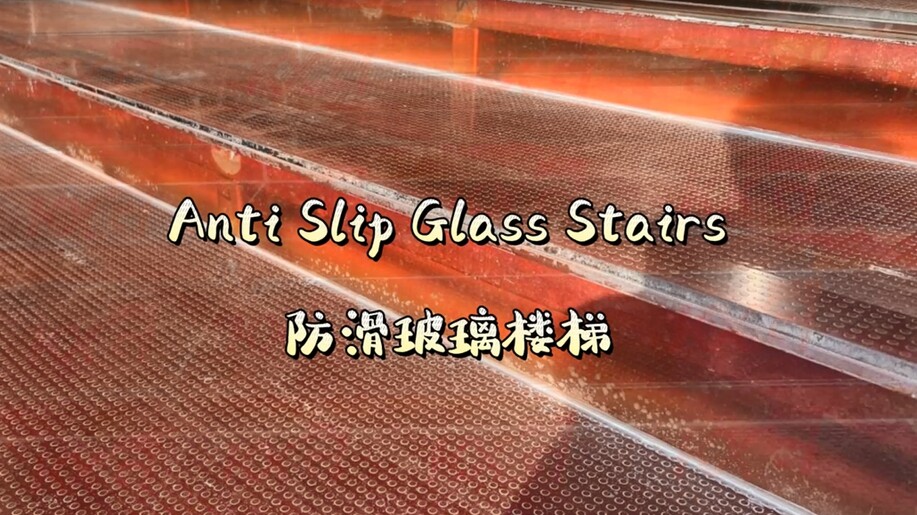 Kunxing Glass ---- Anti Slip Laminated Glass Stairs